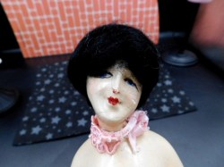 1920s compo pincushion face